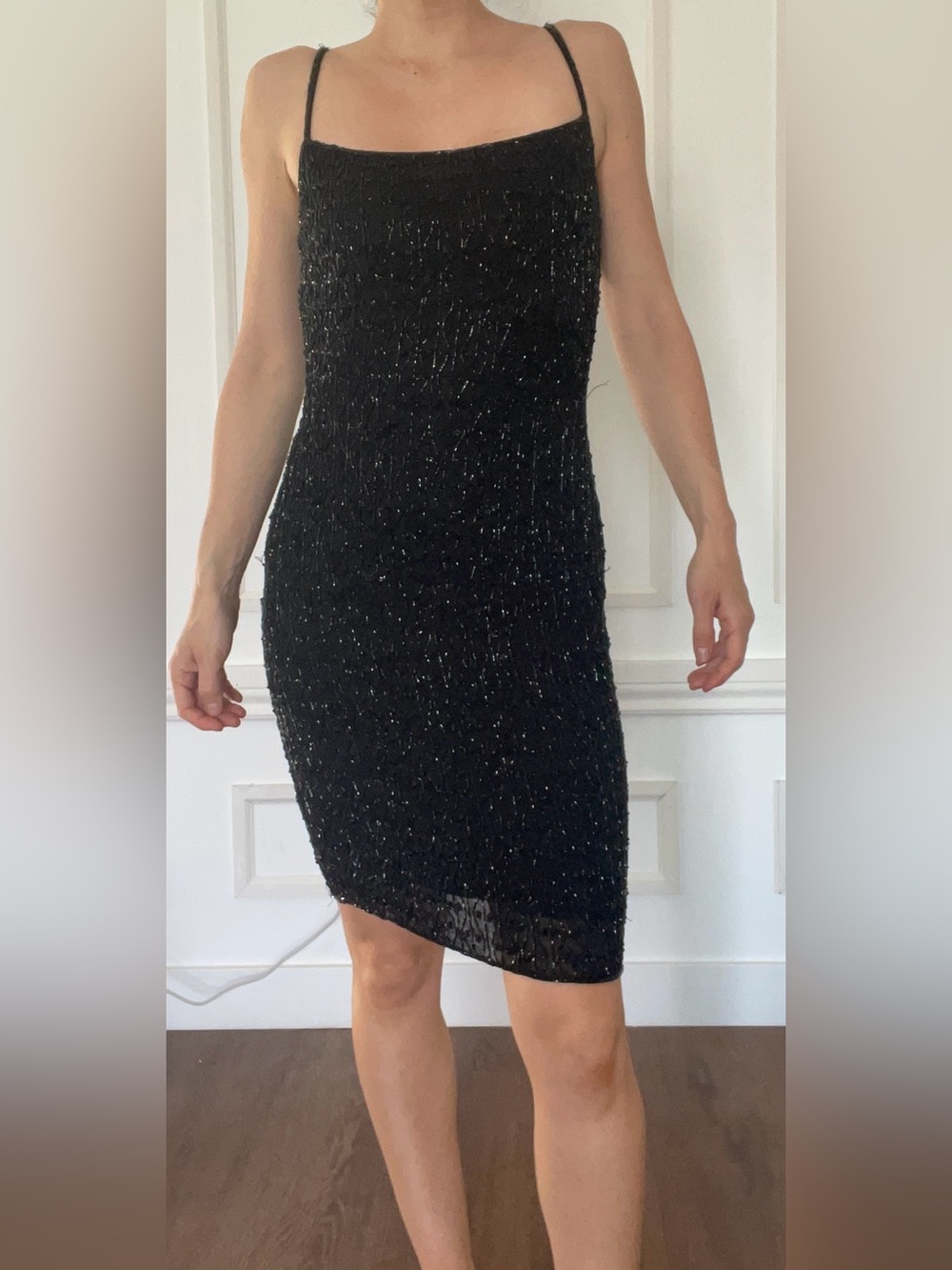 Classic Black Sparkle Sheath Dress (guess) H&M and others